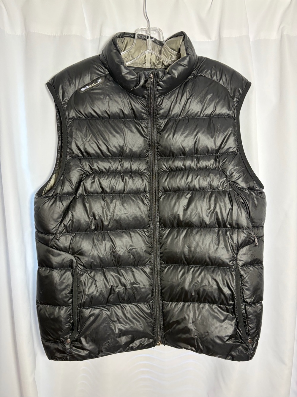 RLX RALPH LAUREN Black Puffer Vest size L